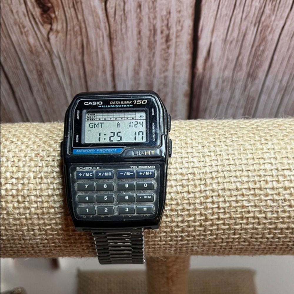 Casio DBC-310 Databank 300 Module 1478 Vintage Digital Calculator Watch